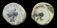   220-215  BC., Carthago Nova in Hispania, Hispano-Carthaginian issue, Ã† 13, Villaronga 116.