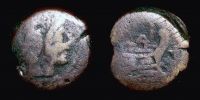 Crawford 194/1 var., Roman Republic, 169-158 BC., Rome mint, anonymous anchor series, Ã† As.