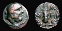 Lakedaimon (Sparta) in Lakonia,   43-31 BC., Dichalkon, cf. Grunauer XIV, 19, 63.1.