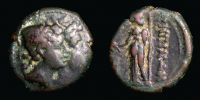 Rhegion in Bruttium,    215-89 BC., Quatrunx, SNG ANS 766-7.