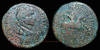 Bolskan in Hispania,  27 BC. - 2 AD., Augustus, issued by duoviri Sparsus and Caecilianus, As, RPC 287.