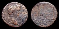   9-14 AD., Tiberius Caesar, Lugdunum mint, As, RIC 245.