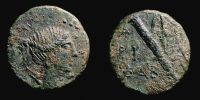 Knossos, Crete,  40-30 BC., magistrate Tauriadas, Æ 21, RPC 933.