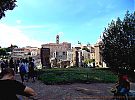 Forum Romanum seen from the Arch of Titus, Capitoline Hill in background