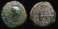 Emerita in Hispania,  14-37 AD., Tiberius, As, RPC 26.