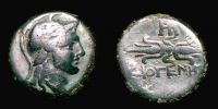 Metropolis in Ionia,    100-50 BC., magistrate Diogenes, Ã† 16, SNG Cop. 904.