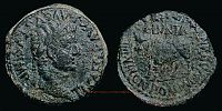 Clunia in Hispania,  14-37 AD., Tiberius, As, RPC 452.