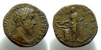 169-170 AD., Marcus Aurelius, Rome mint, Sestertius, RIC 979