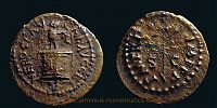  65 AD., Nero, Rome mint, Quadrans, RIC 319.