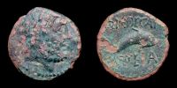 Carteia in Hispania,  82-40 BC., Semis, Villaronga 20.