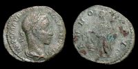 226-227 AD., Severus Alexander, contemporary imitation, Ã† Denarius, cf. RIC 133.