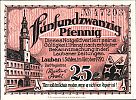 1920 AD., Germany, Weimar Republic, Lauban (town), Notgeld, currency issue, 25 Pfennig, Grabowski L16.1c. 47203 Obverse 