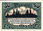 1920 AD., Germany, Weimar Republic, Lauban (town), Notgeld, currency issue, 50 Pfennig, Grabowski L16.1d. 26627 Reverse 