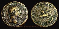 103-111 AD., Trajan, Rome mint, Sestertius, RIC 534 var.