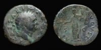  76 AD., Titus Caesar, Rome mint, As, BN 763.
