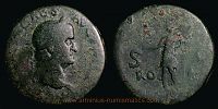  68 AD., Galba, Rome mint, Sestertius, RIC 360.