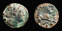 Poseidonia / Paestum in Lucania,    209-40 BC., Sextans, Crawford  6/3.