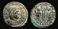 332 AD., Constantinus II Caesar, Lugdunum mint, Follis, RIC 254.
