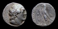Tyros in Phoenicia,    256-255 BC., Ptolemaios II. Philadelphos, Tetradrachm, Meydancikkale hoard 4421.