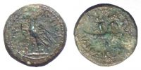 Dioshieron in Lydia,  54-68 AD., Nero, magistrate Korbulon, Dichalkon, RPC I 2561.