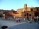 Trajan's Market surmounted by medieval Torre delle Milizie, Rome