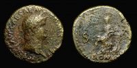  65 AD., Nero, Rome mint, Sestertius, RIC 273 var.