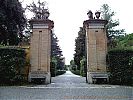 Rome, Papal Gardens of Vatican City, northern entrance.