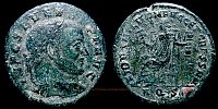 306-307 AD., Severus II, Aquileia mint, Follis, RIC 78b.