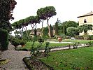 Rome, Vatican, Viale della Radio, Giardini Vaticani, wall of Pope Nicholas III, Vatican Radio administration buildings right.