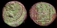   9-14 AD., Augustus, Lugdunum mint, Semis, RIC 234 corr.