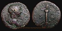 112-114 AD., Trajan, Rome mint, Sestertius, RIC 602 var.
