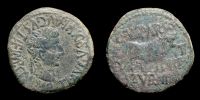 Calagurris in Hispania, 14-37 AD., Tiberius, As, RPC 448.