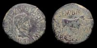 Calagurris in Hispania,  2 BC. - 14 AD., Augustus, As, RPC 447.