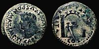 Emerita in Hispania,  14-37 AD., Tiberius, As, RPC 42.