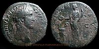 140-144 AD., Antoninus Pius, Rome mint, Sestertius, RIC 635a.