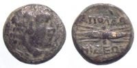 Apollonis in Lydia,    200-100 BC., Dichalkon, BMC 4.