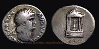  65-66 AD., Nero, Rome mint, Denarius, RIC 62.