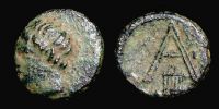 Megalopolis in Arkadia,      363-350 BC., Arkadian League coinage, Dichalkon, BMC 74.