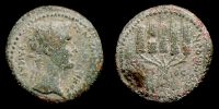 Philadelphia in Lydia,  41-54 AD., Claudius, magistrate Mantios, Ã† 18, RPC 3035.
