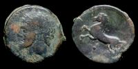 Numidia, Kings, 148-118 BC., Micipsa, Ã† 27, SNG Cop. 505.