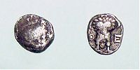 Athens in Attica,      393-300 BC., Hemiobol, SNG Cop. 75.