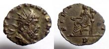 267-268 AD., Aureolus in the name of Postumus, Antoninianus, mint of Mediolanum, RIC 378.