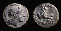 Kings of Thracia, 306-281 BC., Lysimachos, Lysimacheia mint, Dichalkon, SNG Cop. 1159.