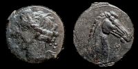    264-241 BC., Punic empire, Sardinian mint, Ã† 2 Shekels, SNG Cop. 197.
