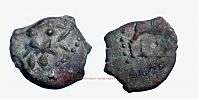 Ebusus, Hispania, Balearic Islands,   200-100 BC., 1/8 Unit, Burgos  924 var.