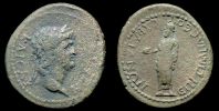 Sardis in Lydia,  65 AD., Nero, magistrate Tiberios Klaudios Mnaseas, Ã† 18, RPC 3007.