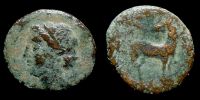   221-210 BC., Punic Italy, Ã† Shekel, MÃ¼ller 207.