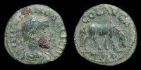 Alexandria Troas, 253-268 AD., Gallienus, As, Bellinger A451.