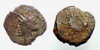 Nemausus in Gallia,   120-60 BC., Arecomici / Volcae Arecomici, Ã† 15, LT 2698.