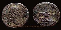  98-117 AD., Trajan, Rome mint, Quadrans, RIC 691.